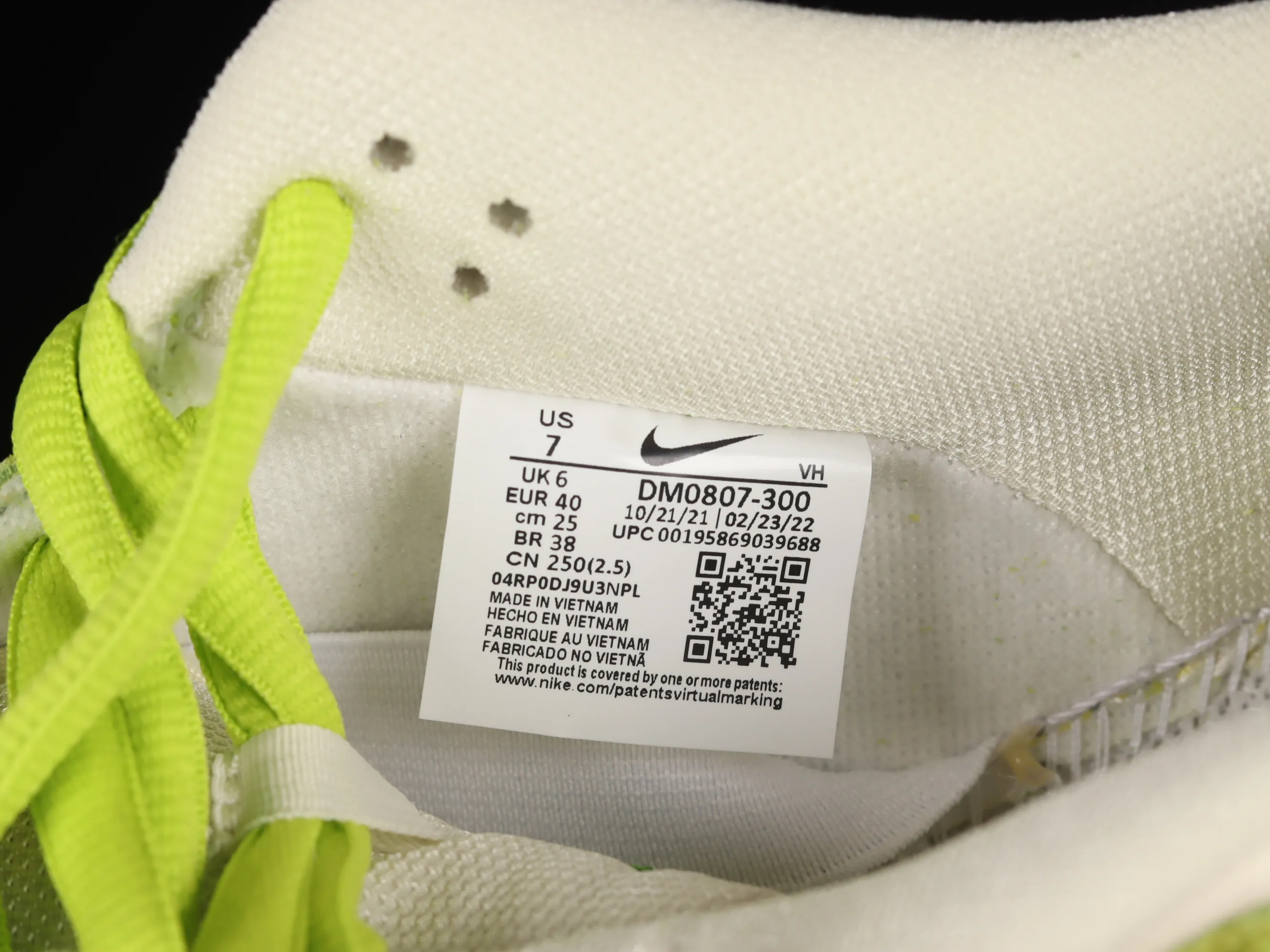 All categories Nk SB Dunk series Nk SB Dunk Low low-top sneakers M version pure original Nk SB Dunk Low "Green Apple" Apple green SB low-top sports and leisure sneakers DM0807-300